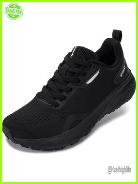 Wide Toe Box Road Running Shoes, Breathable Mesh, EVA Midsole, Rubber Outsole